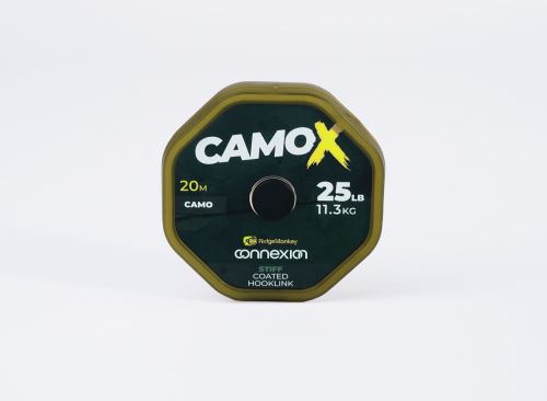 RidgeMonkey Šnúrka Connexion CamoX Soft Coated Hooklink 20m