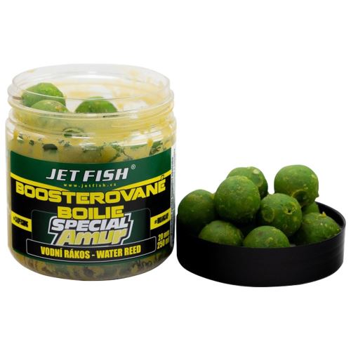 Jet Fish Boosterované boilie Special Amur Vodná trstina 250ml 20mm