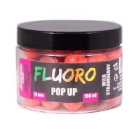 LK Baits Pop-Up Fluoro Boilies Wild Strawberry 150ml