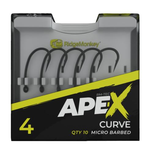 RidgeMonkey Háčik Ape-X Curve Barbed