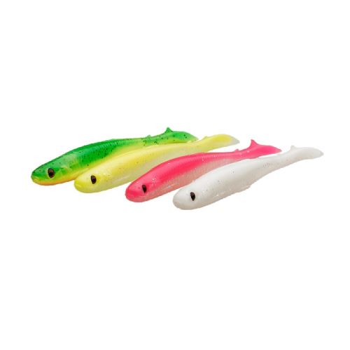 Savage Gear Gumová nástraha Slender Scoop Shad 15cm 17g Dark Water Mix 4ks