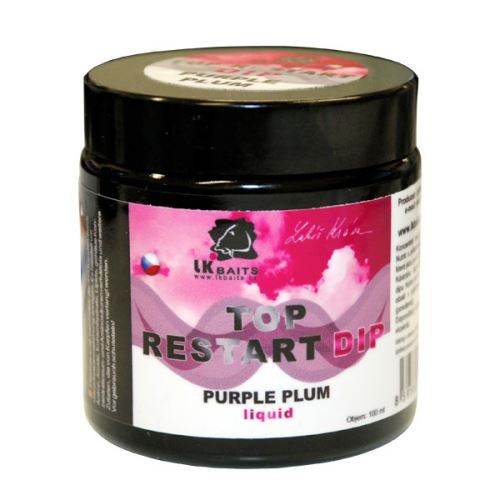 LK Baits Dip Top Restart Purple Plum 100ml