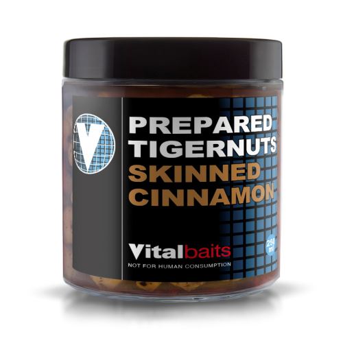 Vitalbaits Tygrie orechy Prepared Tigernuts Skinned Cinnamon 250ml