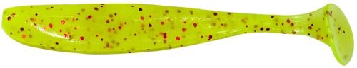 Keitech Gumová nástraha Easy Shiner 4" 10,2cm 5,5g Chartreuse Red Flake 7ks
