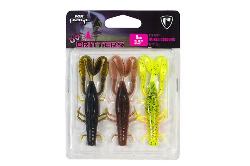 FOX Rage Gumová nástraha Critters 7cm UV Mixed Colours 3ks