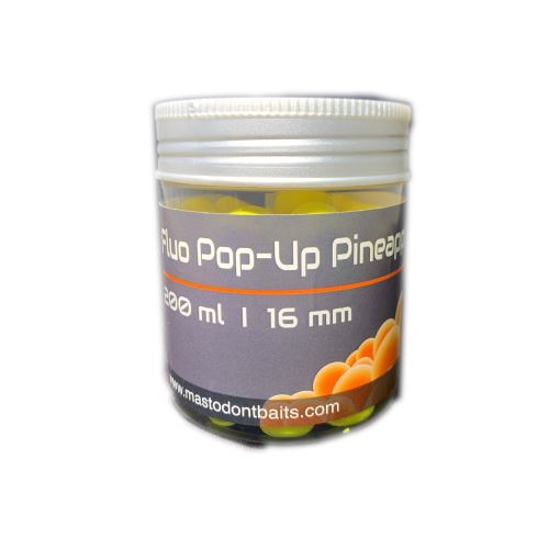 Mastodont Baits Fluo Pop-Up Pineapple 200ml 16mm