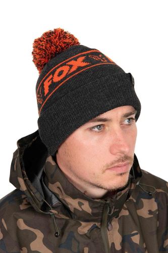 FOX Čiapka Collection Black/Orange Bobbles