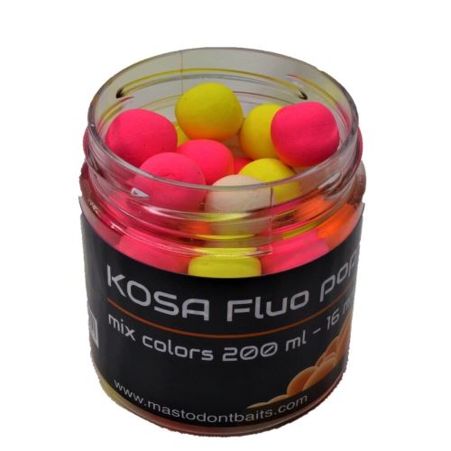 Mastodont Baits Fluo pop-up KOSA mix colors 200ml 16mm