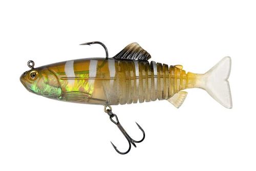 FOX Rage Gumová nástraha Replicant Jointed 20cm 120g UV Ghost Ayu