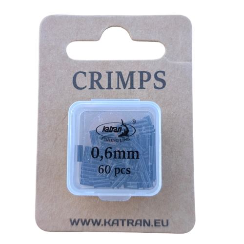 Katran Krimpovacie svorky Crimps 0,50mm 50ks + 10ks zadarmo