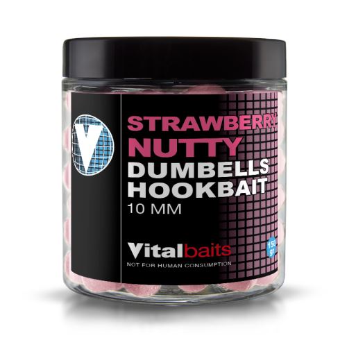 Vitalbaits Dumbells Strawberry Nutty 150g 10mm