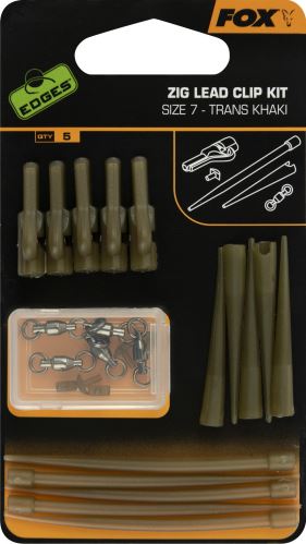 FOX Záveska Zig Lead Clip Kit 5ks