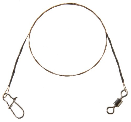 Cormoran Lanko 1x7 Wire Leader  Swivel and Snap Hook 6kg 70cm 2ks
