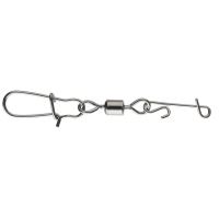 Daiwa Obratlík s karabínkou No Knot Fast Lock Swivel M 9kg 8ks