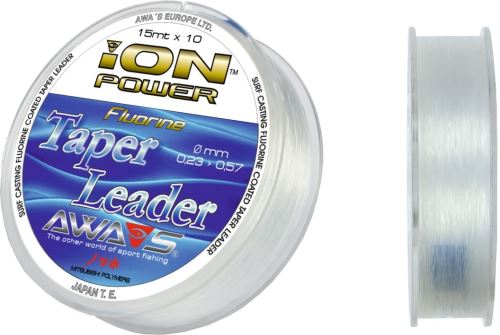 AWA-S Vlasec Ion Power Fluorine Taper Leaders 10x15m