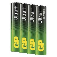 GP Alkalická batéria Ultra Plus AAA (LR03) 4ks (1)