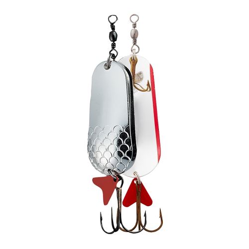 Effzett Trblietka Twin Spoon 5,5cm 22g Silver/Silver