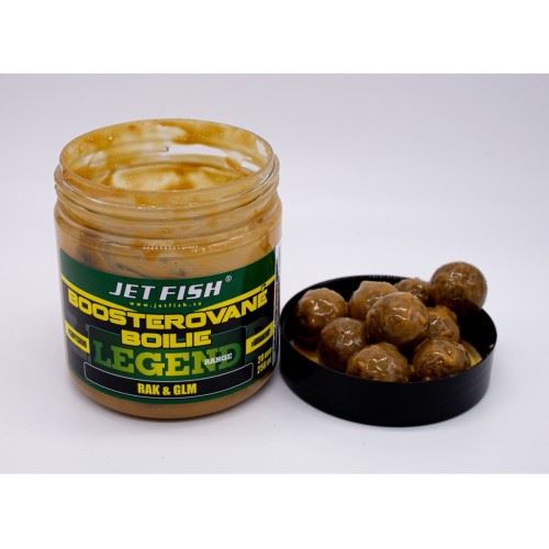 Jet Fish Boosterované boilies Legend Range Rak&GLM 250ml 20mm