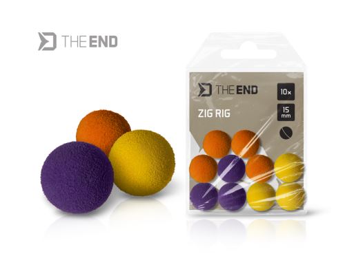 Delphin Pěnová nástraha TheEND ZIG RIG Mix 12mm 10ks