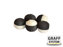 Graff Zig-Rig Plávajúce guličky 13mm Čierna/Biela (1)