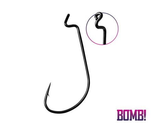 Delphin Háčik BOMB! D-Shot Offs Worm