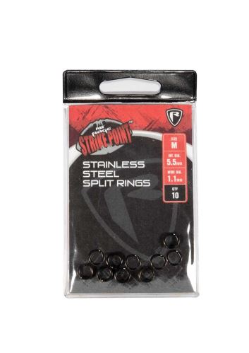 FOX Rage Krúžok Strike Point Stainless Steel Split Ring L 10ks