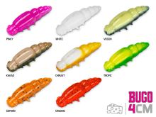 Delphin Gumová nástraha Larva BUGO Cheese 4cm 15ks (1)