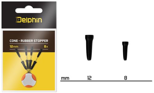 Delphin Stoper Cone Rubber Stopper 8mm 8ks