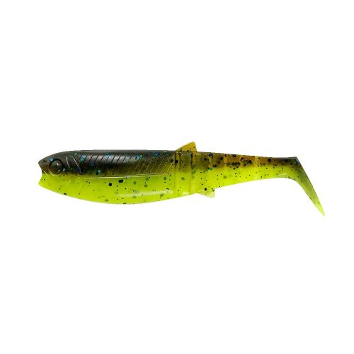 Savage Gear Gumová nástraha Cannibal Shad 6,8cm 3g Chartreuse Pumpkin 5ks