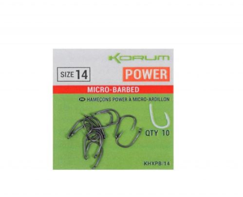 KORUM Háčik Xpert Power Micro Hooks 10ks