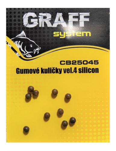 Graff Silikónové guličky Veľkosť 4 10ks