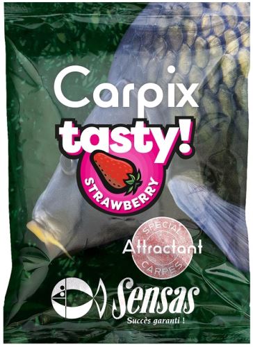 Sensas Posilňovač Powder Carp Tasty Strawberry (Jahoda) 300g