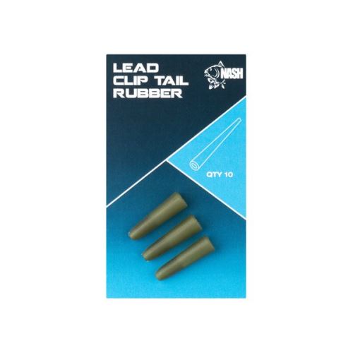 Nash Prevlek Lead Clip Tail Rubber 10ks