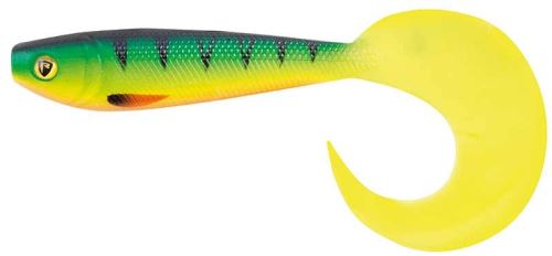 FOX Rage Gumová nástraha Pro Grub 10cm UV Firetiger