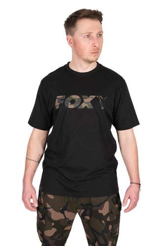 FOX Tričko Black Camo Logo T-Shirt