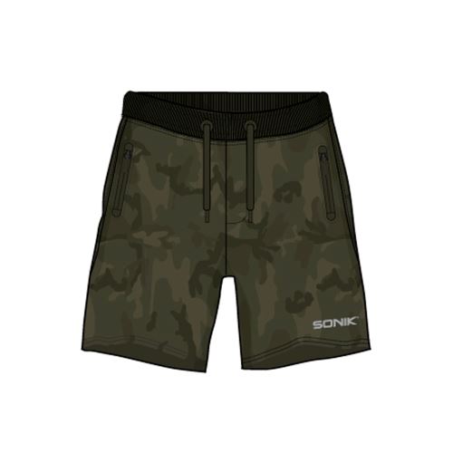 Sonik Kraťasy Camo Fleece Shorts