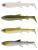 Savage Gear Gumová nástraha 3D Whitefish Shad 9cm Clear Water Mix 4ks