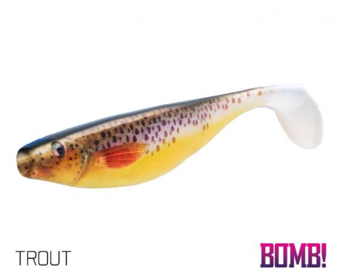 Delphin Gumová nástraha BOMB! Hypno 13cm 3D Trout 2ks