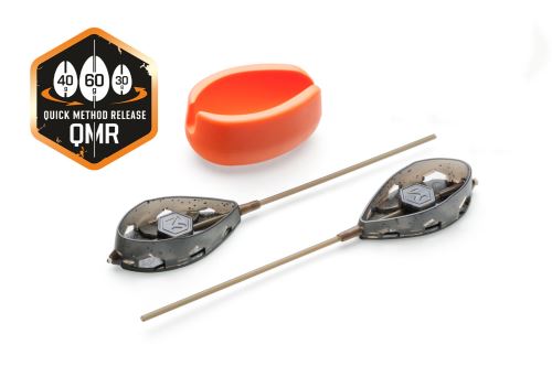 Mivardi Sada kŕmidiel Method Feeder set QMR Flat Long XL (50g + 60g + mould)