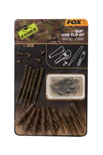 FOX Sada na montáž Slik Lead Clip Kit Camo Veľkosť 10 5ks