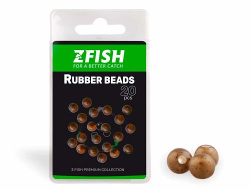 Zfish Korálek Rubber Beads 20ks