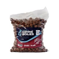 Greyfish Kŕmne boilies ACTIVE Chilli/Krab 5kg 24mm