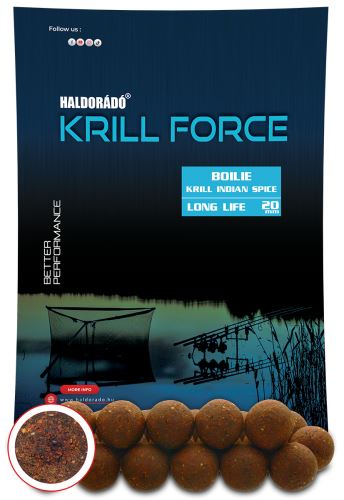 Haldorádó Boilies Krill Force Long Life 700g 20mm Krill Hot Spicy
