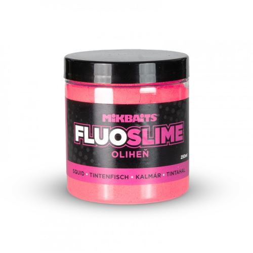 Mikbaits Dip obaľovacie Fluo slime Kalmáre 100g