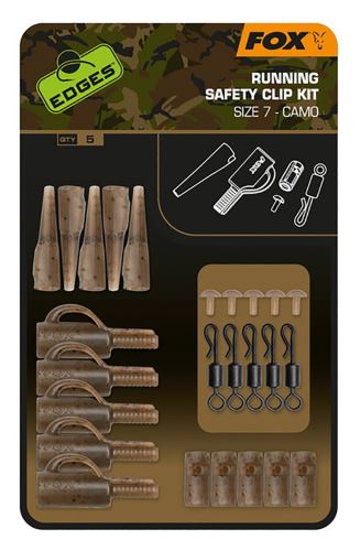 FOX Záveska Edges Camo Running Safety Clip Kit