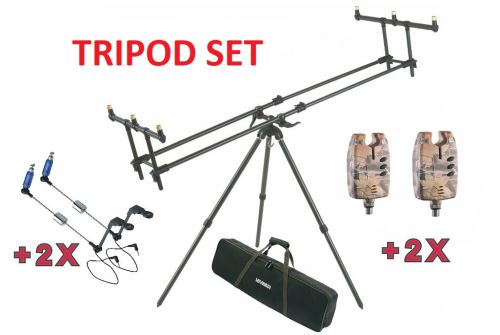 Mivardi Stojan Tripod Premium + 2x Sounder Easy Camo a 2x Swing Arm Easy ZADARMO