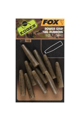 FOX Prevlek Edges Camo Power Grip Tail Rubbers Veľkosť 7 10ks