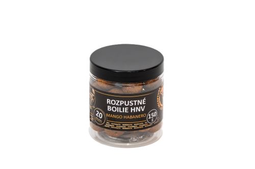 Riverbaits Rozpustné boilies Mango Habanero 150g