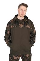 FOX Mikina LW Khaki/Camo Split Zip Hoody 2XL