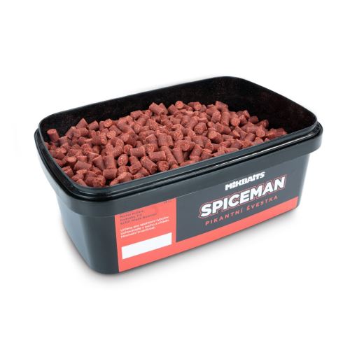 Mikbaits Pelety Spiceman Pikantná slivka 700g 6mm